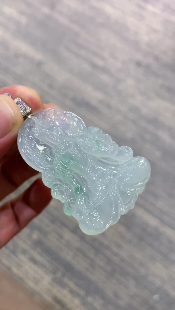 颈饰未镶嵌翡翠天然A货翡翠