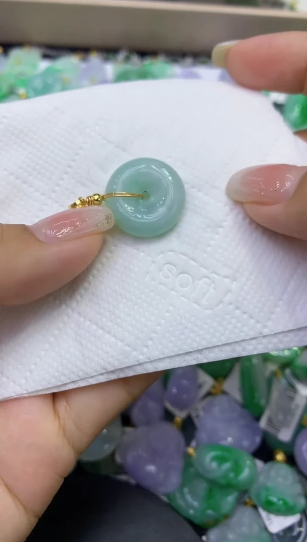 颈饰未镶嵌翡翠天然缅甸A货翡翠