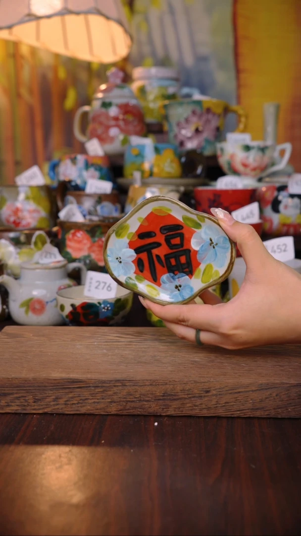 摆件@**@泥垚手作 景德镇手工手绘器物
