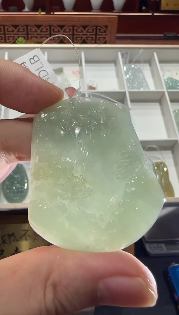 未镶嵌挂件翡翠A货翡翠多样性孤品