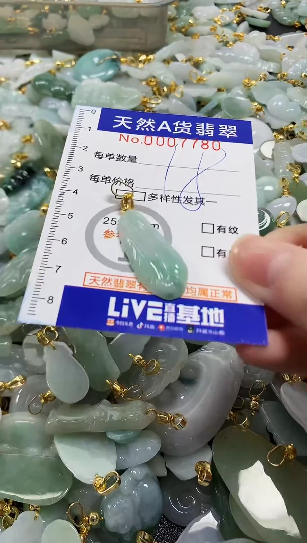 颈饰未镶嵌翡翠天然a货翡翠