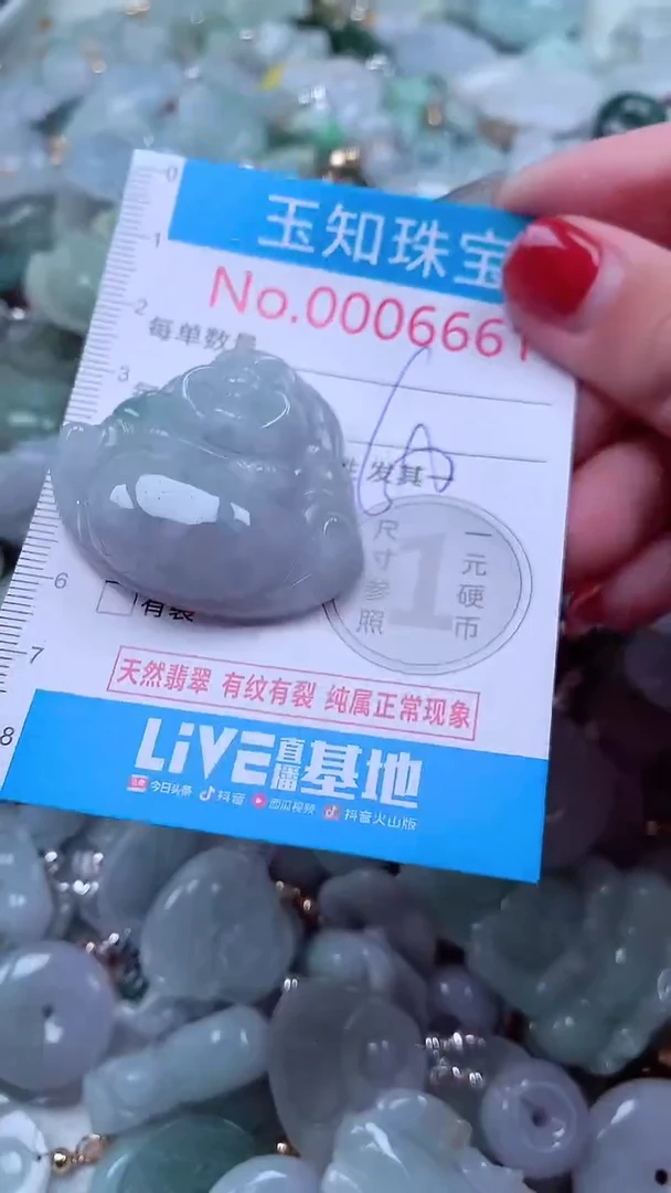 吊坠(不含链)未镶嵌翡翠6661