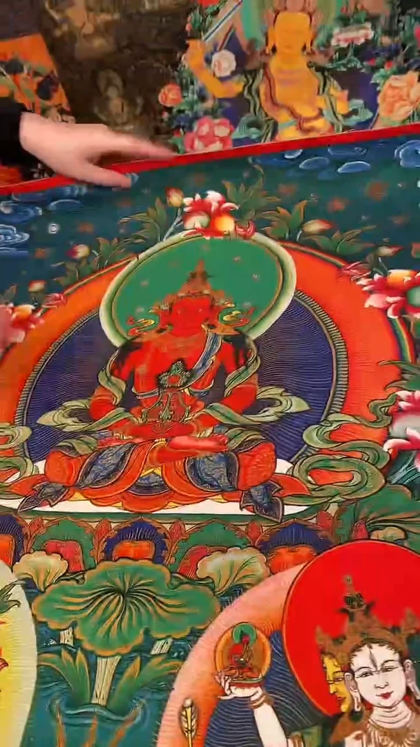 装裱画精美唐卡tk16016