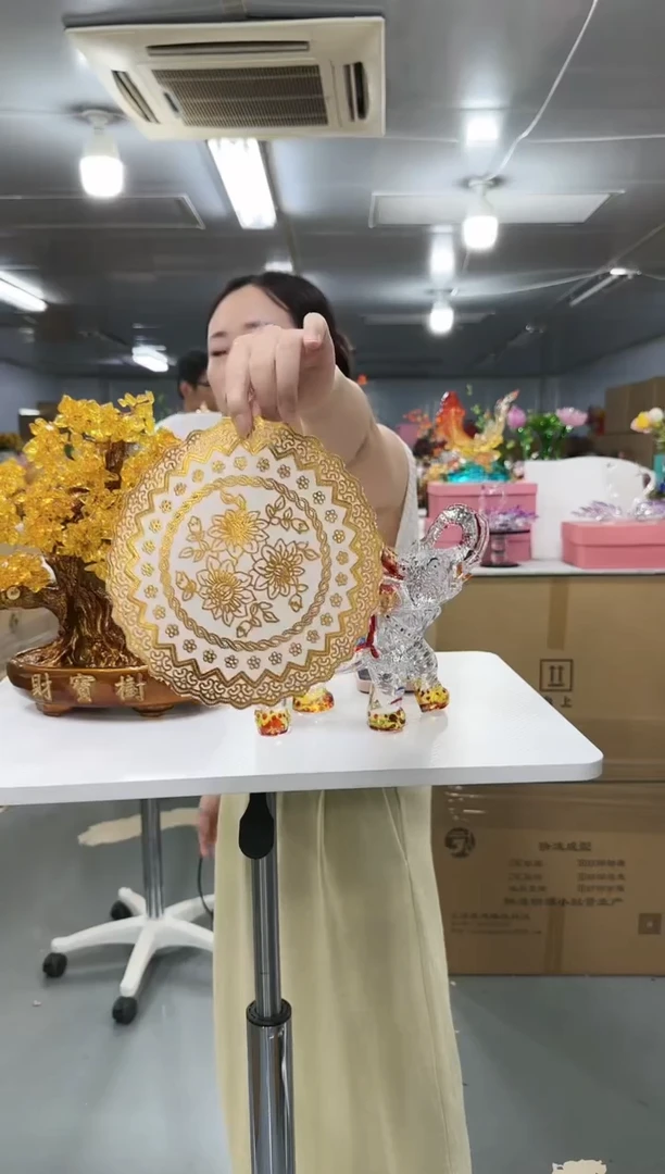 花间集水晶琉璃摆设   垫子