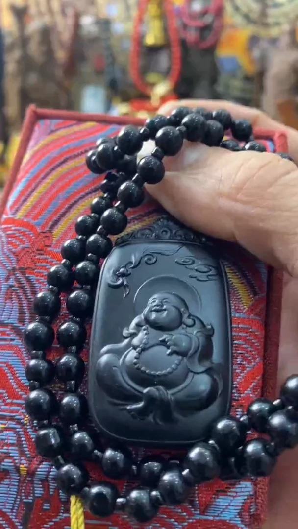 颈饰未镶嵌和田玉（墨玉）-----主播推荐-------