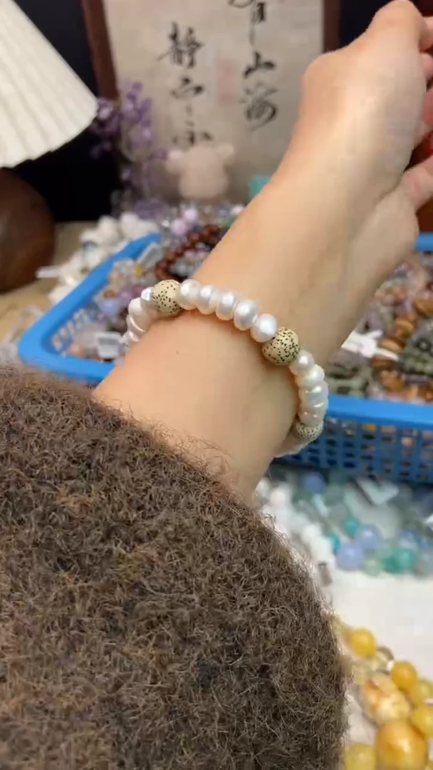 未镶嵌手绳淡水珍珠125