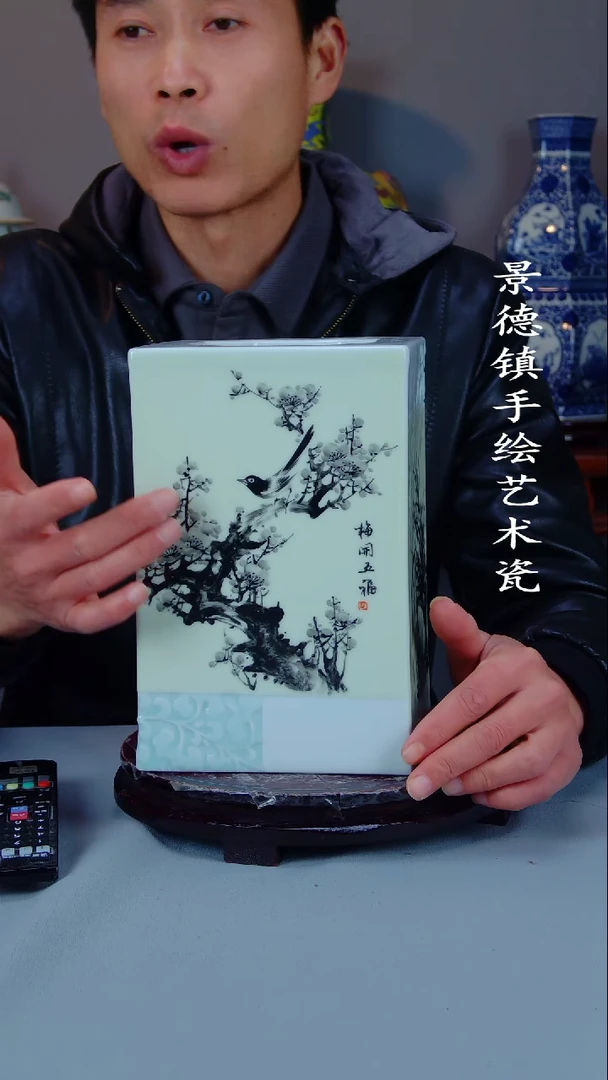 摆件陶瓷景德镇手工手绘陶瓷摆件57