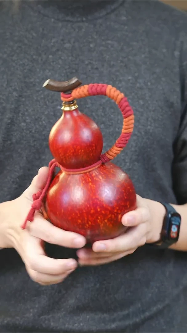 【闪购商品】XJ204大漆酒葫芦不包手串及旋转底座