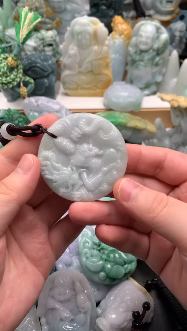 吊坠(不含链)未镶嵌翡翠1