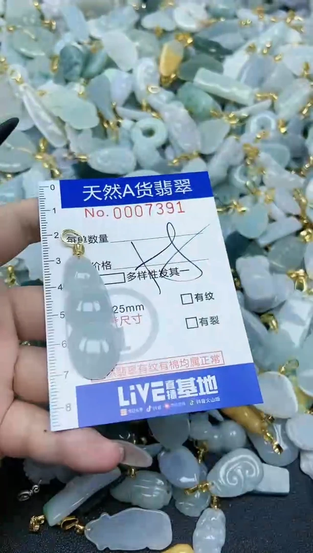 【闪购商品】翡翠颈饰未镶嵌天然A货翡翠