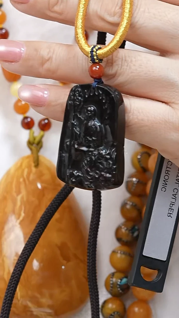 琥珀颈饰未镶嵌1096天然蜜蜡珠宝奇石全部保真