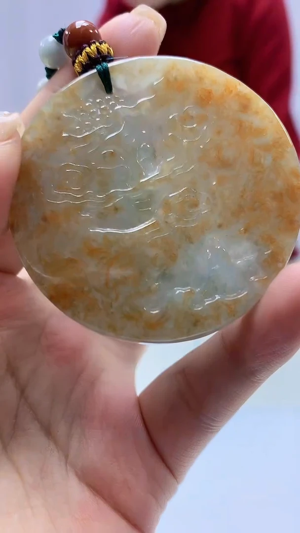 【闪购商品】定制翡翠未镶嵌4902ms-毛货123佛魔赠珠链