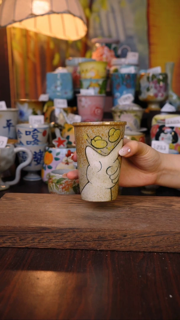 摆件泥垚手作 景德镇手工手绘器物