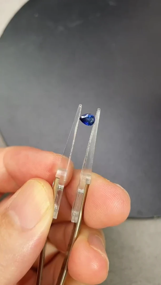 裸石蓝宝石32分水滴皇家蓝