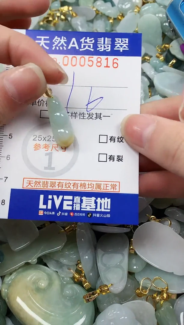 颈饰未镶嵌翡翠纯天然a货翡翠