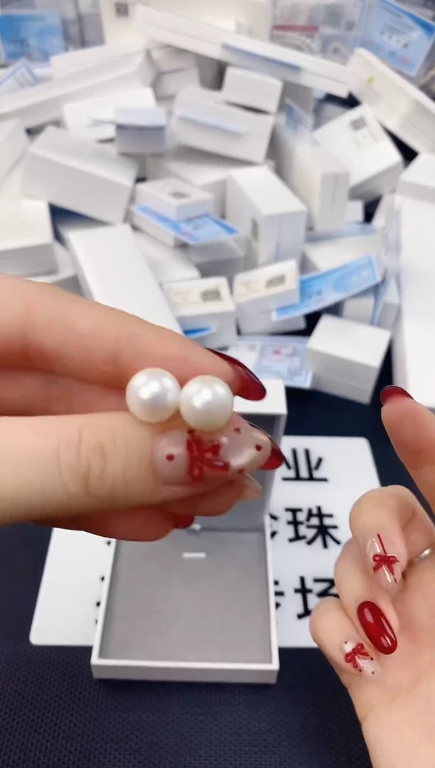 未镶嵌耳饰淡水珍珠ED1017