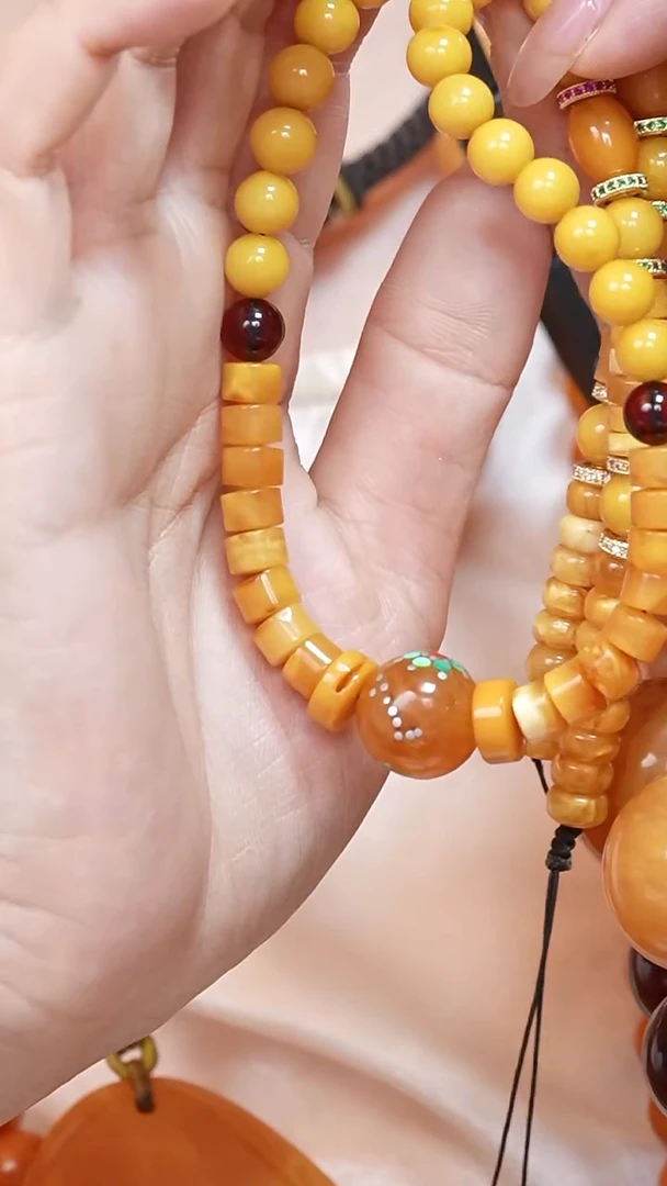 蜜蜡颈饰未镶嵌6299天然蜜蜡珠宝奇石云端妖孽全部保真