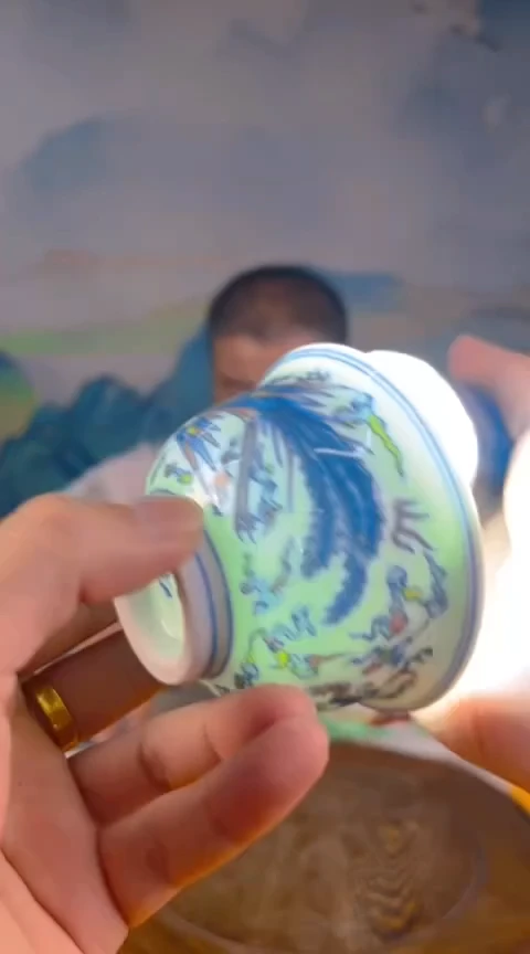 摆件景德镇陶瓷青花摆件34