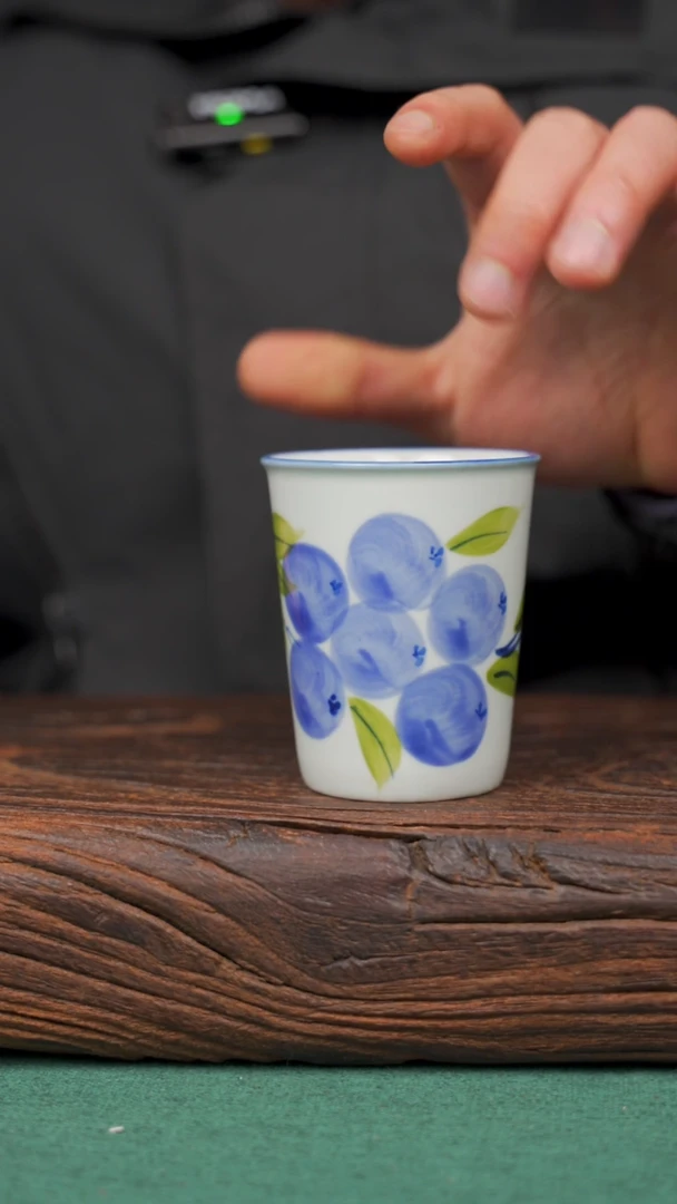 【闪购商品】瓷片20景德镇杯釉下手工手绘瓷器