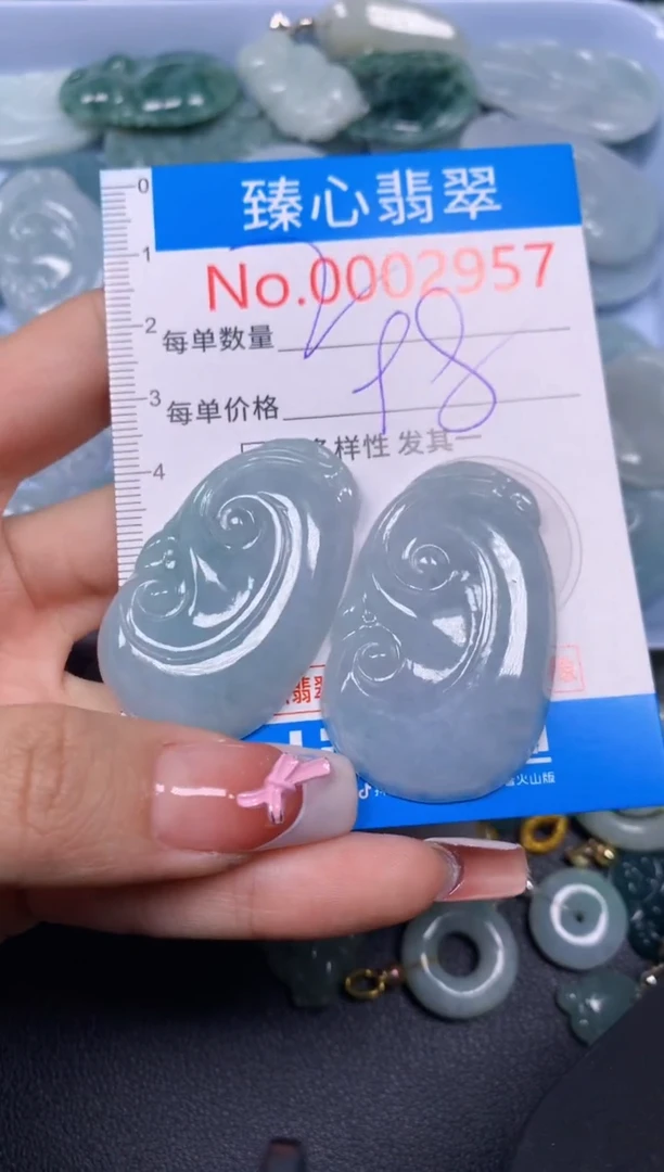 【闪购商品】翡翠颈饰未镶嵌含绳0002957