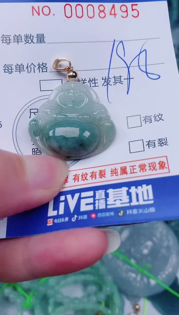 颈饰未镶嵌翡翠00008495