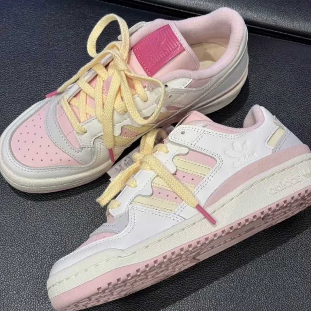 adidas阿迪达斯三叶草男女鞋复古情侣篮球风板鞋JR8032 JR8033