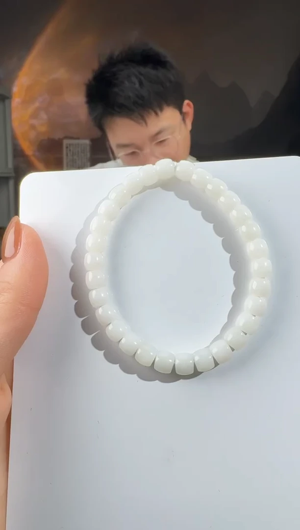 未镶嵌手串和田玉手串卡7