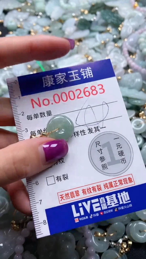 颈饰未镶嵌翡翠2683