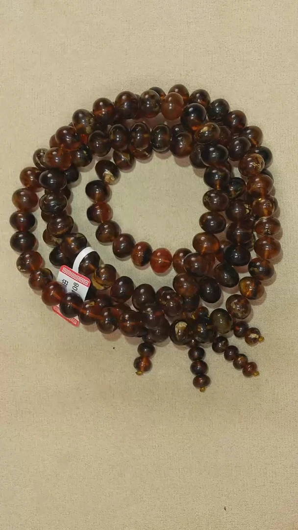 琥珀颈饰未镶嵌11M4-4