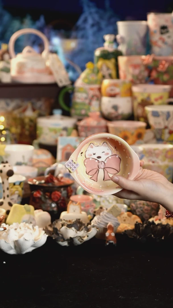 其他陶景德镇釉下彩手绘设计师款陶瓷