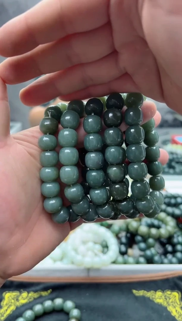 手串未镶嵌和田玉新疆且末蓝14糖