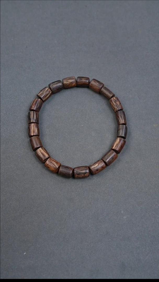 沉香沉香碎屑老惠安沉水桶珠7.15g