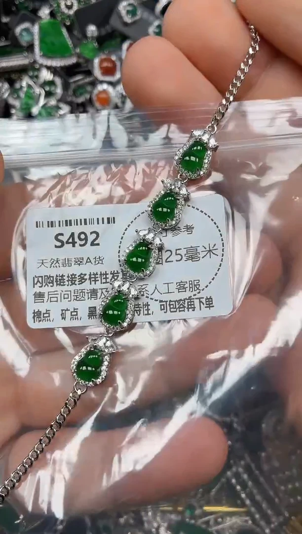 颈饰未镶嵌翡翠S492手链