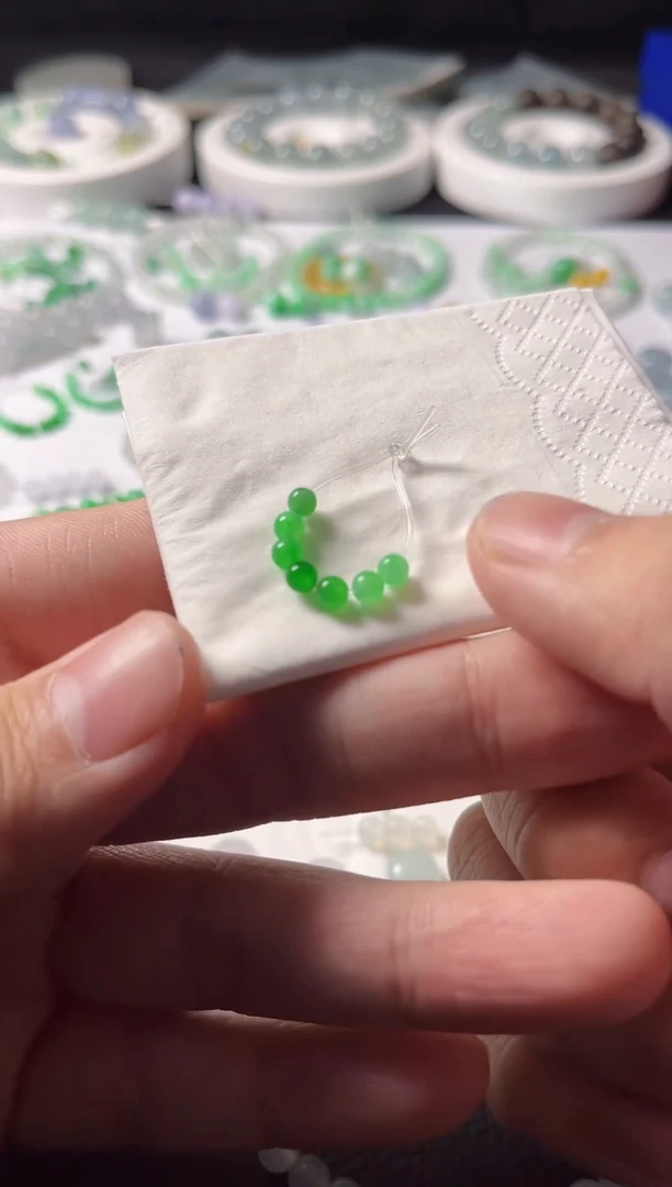 【闪购商品】翡翠散珠卡4mm小米辣7颗