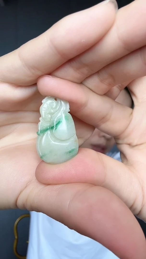 翡翠未镶嵌颈饰翡翠A货葫芦