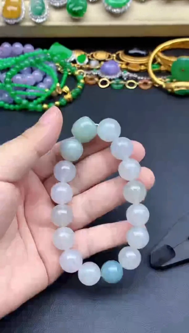 未镶嵌手链翡翠52-春日珠宝