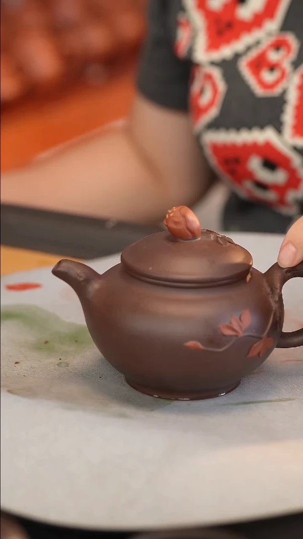 茶壶紫砂原矿手工制作