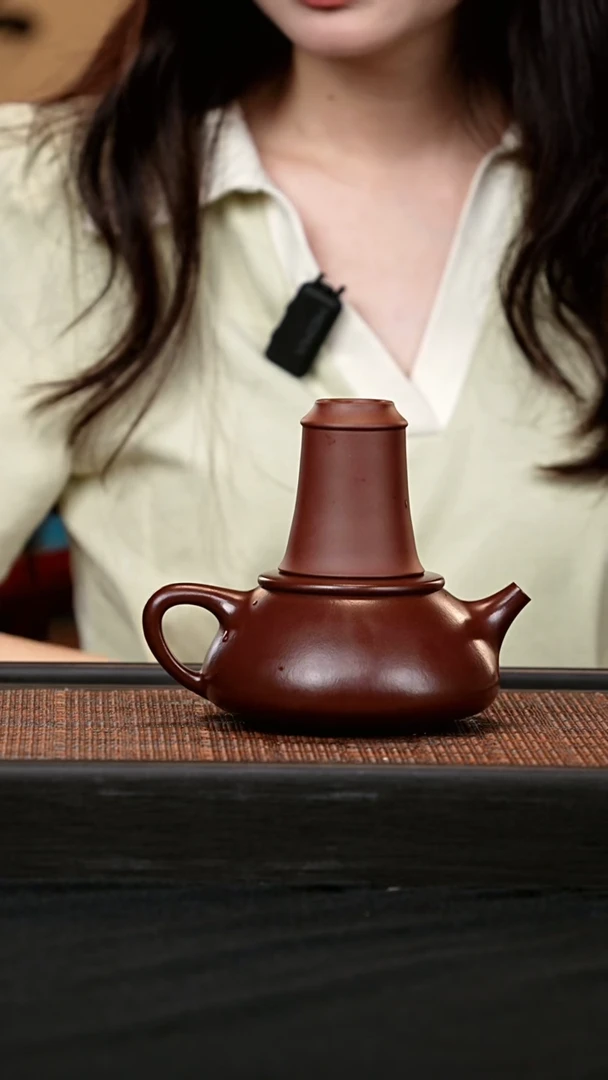 茶壶紫砂景舟石瓢（增微瑕小杯）  一物见春