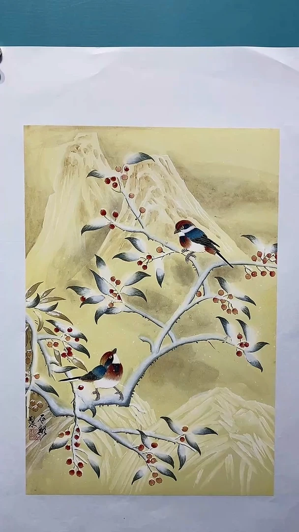 国画画都展厅明德老师国画作品5