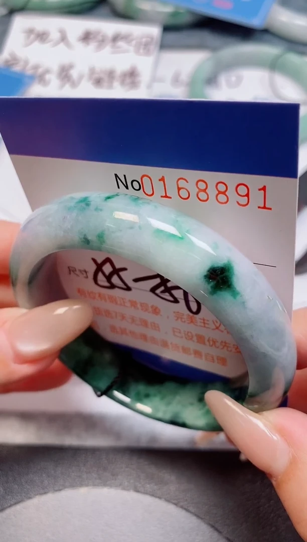 未镶嵌手镯翡翠天然缅甸翡翠168891