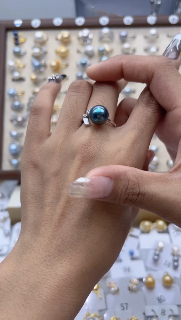 【闪购商品】淡水珍珠戒指合金104