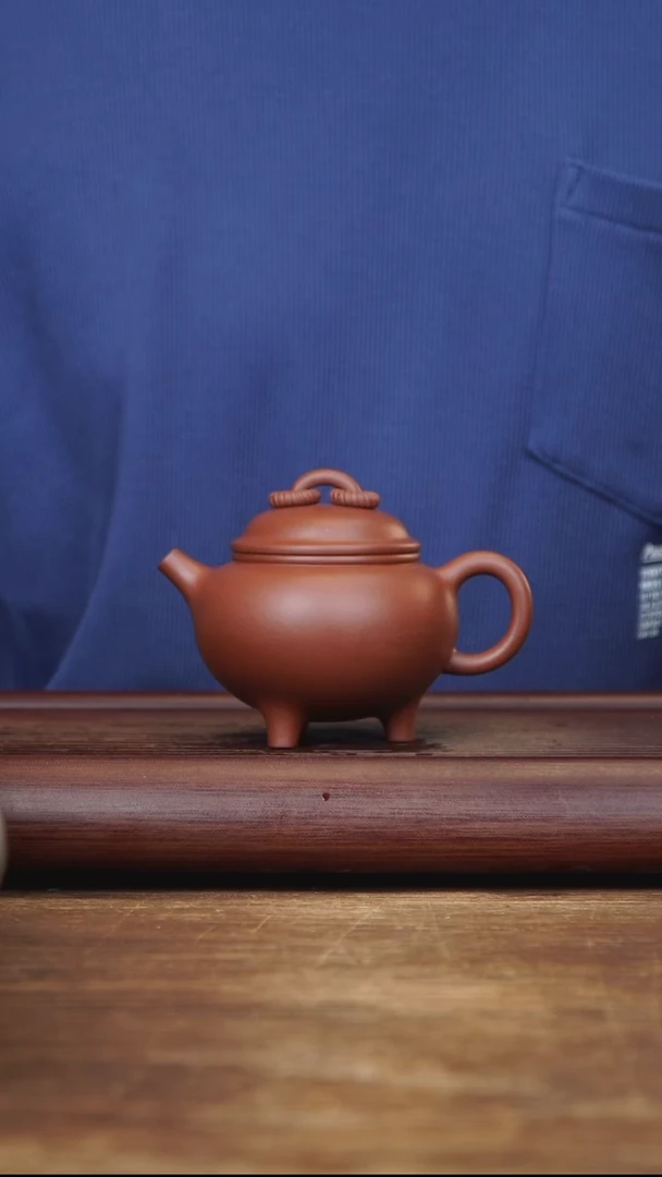 茶壶紫砂190ml 全手双圈 家藏清水泥