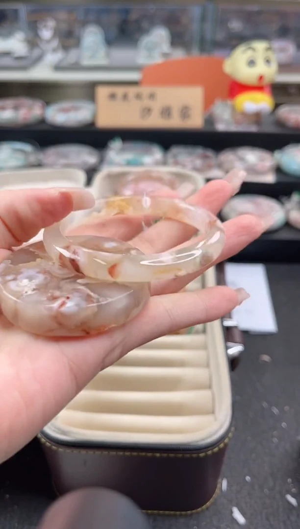 未镶嵌手镯石英质玉54圈口（赠品镯心）6578986