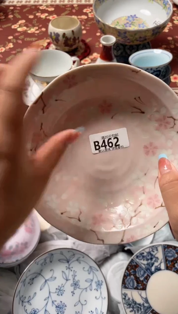瓷片馨***咪瓷器瓷器B462