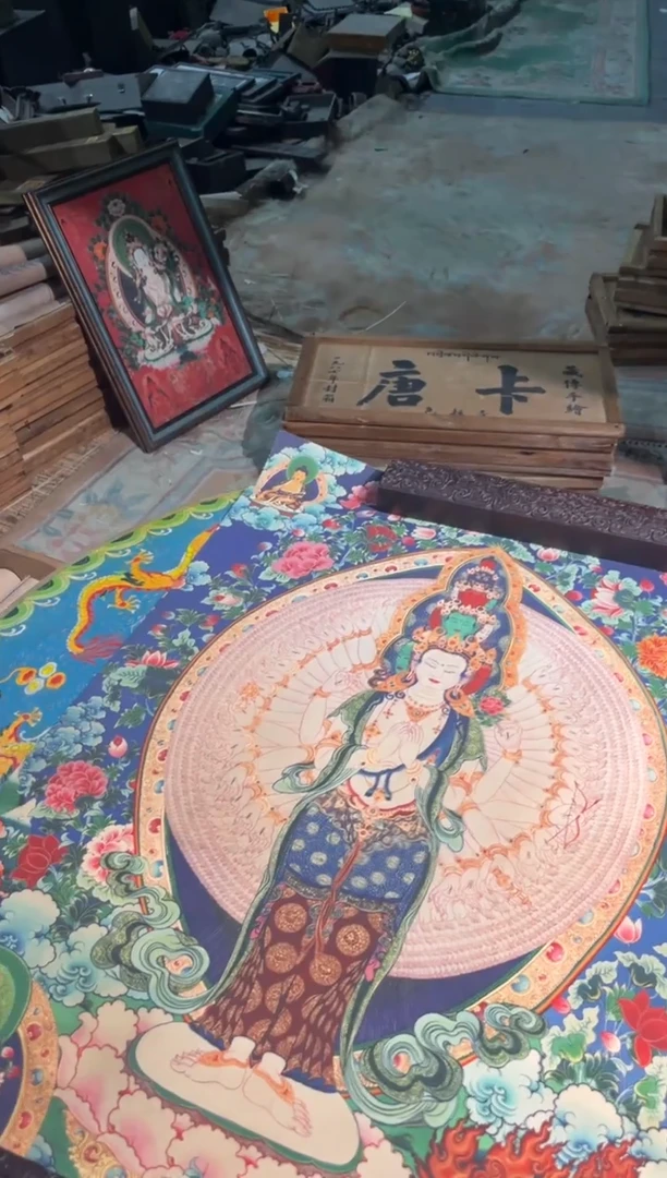 卷轴画东东唐卡tk16