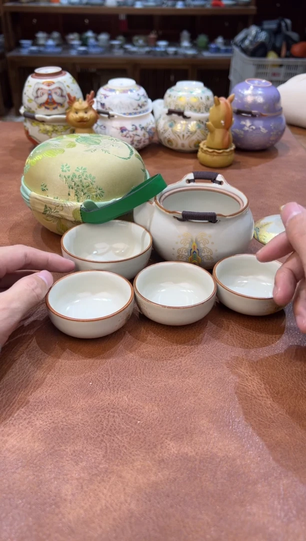真的很便宜会开片的旅行茶具