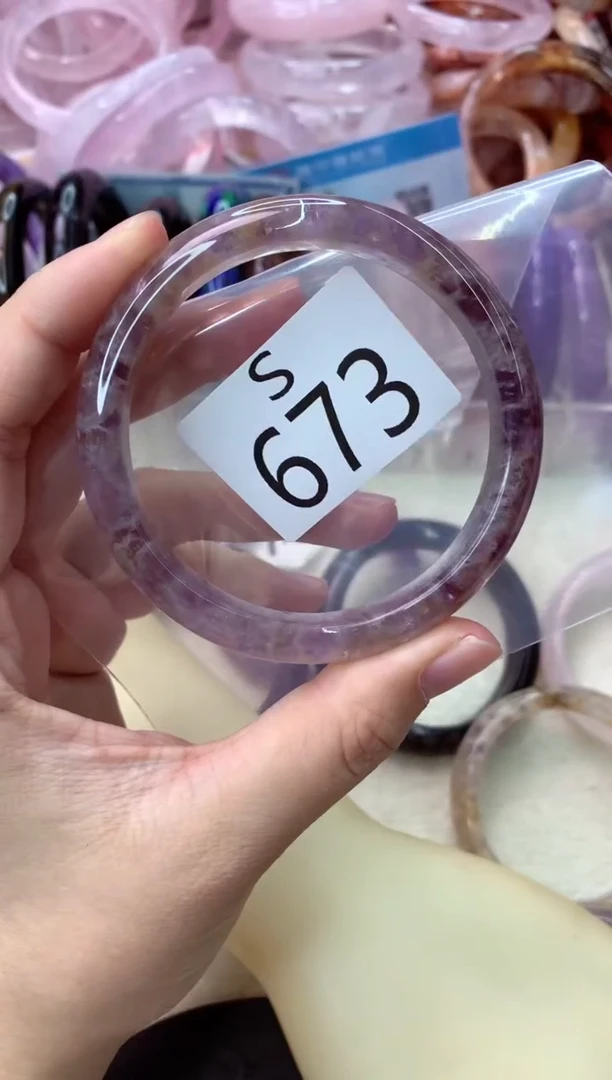未镶嵌手镯水晶S673-58