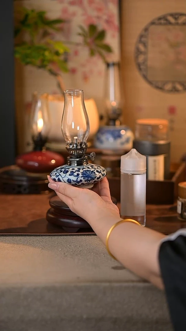 景德镇陶瓷香薰灯摆件