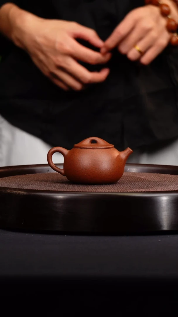 茶壶紫砂石瓢