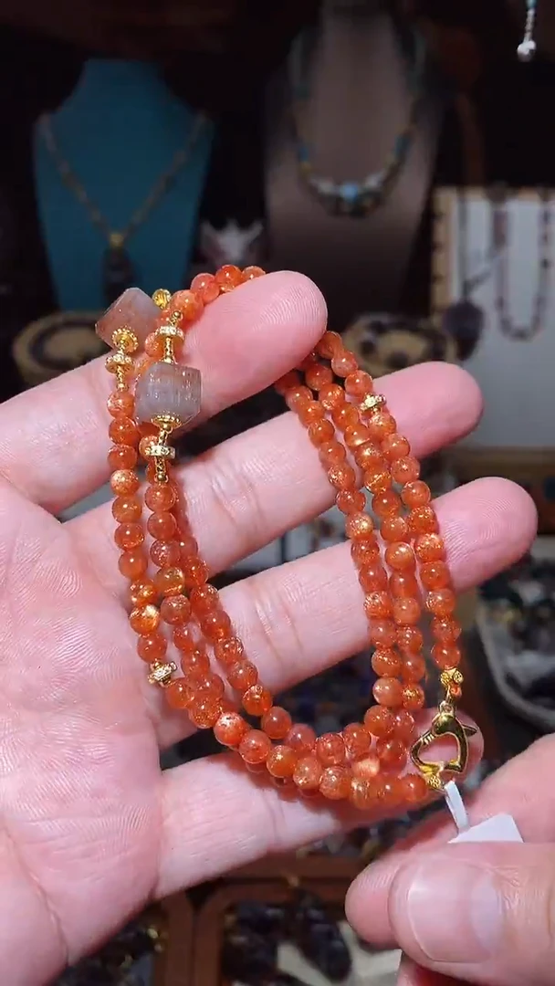 未镶嵌颈饰日光石金太阳万能链